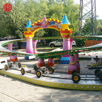 Jeux de voiture électriques pour enfants Jeux d'extérieur Funfair Playground Track Train Rides Mini Shuttle à vendre