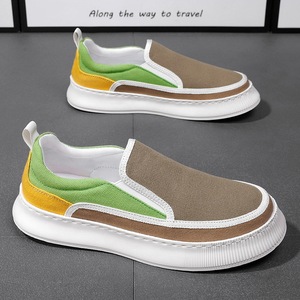 Nueva Llegada 2026 Zapatillas Casuales de Lona para Hombre, Estilo Slip-On, Suela Gruesa, Resistentes al Desgaste, Zapatos para Caminar - Product Image 3