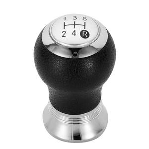 Palanca de Cambios para Toyota de 5 Velocidades, Cuero Ergonómico, Base Negra y Plateada - Product Image 1