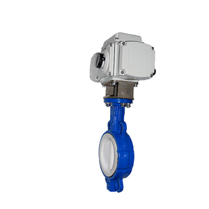 Actuador Motorizado de Hierro Fundido PN16 de 4 Pulgadas con Recubrimiento Completo de PTFE para Control de Agua - Product Image 5