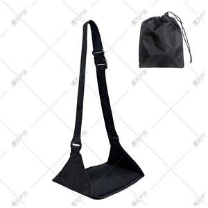 <b>Hammock</b> Resting Mat With Pe Board One Size Fits All Black Polyester Travel Office High Speed Rail Airplane Use - Product Image 1