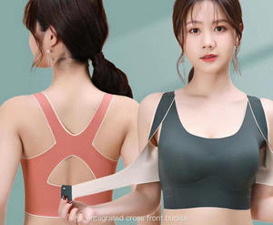 Sujetador deportivo OME personalizado <span class=keywords><strong>de</strong></span> fábrica <span class=keywords><strong>de</strong></span> alta calidad, Sujetador deportivo ajustable <span class=keywords><strong>de</strong></span> alta elasticidad para <span class=keywords><strong>yoga</strong></span> y gimnasio - Product Image 4