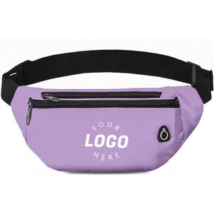 Custom GPS Enabled Waterproof Nylon Fanny Pack Adjustable Strap Multi Pocket Waist <b>Bag</b> for Men Women Travel Outdoor Adventures - Product Image 1
