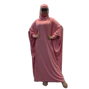 热卖伊斯兰服装长阿巴亚穆斯林女装素色卡夫坦女装礼服来样定做服务成人中东YK