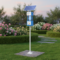 Lampe Solaire Anti-Insectes IoT Agricole 4G WiFi UV LED – Éclairage Intelligent de Contrôle des Nuisibles pour Ferme et Verger
