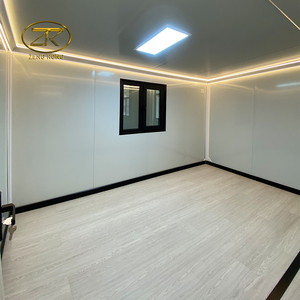 Panneau sandwich écologique pour la construction, maison conteneur de 40 pieds avec 3 chambres, bureau conteneur en acier préfabriqué extensible, mini-maison - Product Image 3
