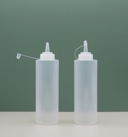 Offre Spéciale LDPE 90/250/500ml petite bouteille à presser en plastique avec bouchon pour miel ketchup soja chili