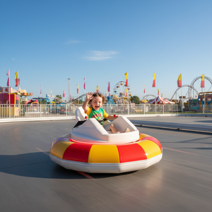 Coches <span class=keywords><strong>de</strong></span> <span class=keywords><strong>Choque</strong></span> Eléctricos Comerciales para Niños QIQU con Sistema <span class=keywords><strong>de</strong></span> Control <span class=keywords><strong>de</strong></span> Doble Motor, Luces LED, 8 Efectos <span class=keywords><strong>de</strong></span> <span class=keywords><strong>Sonido</strong></span> y Giro <span class=keywords><strong>de</strong></span> 360 Grados, Fabricados en PVC para Interiores - Product Image 1