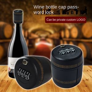 Bloqueo de contraseña de combinación de vino de licor Botella Vino Código superior Tapón Botella de vino Bloqueo digital - Product Image 5