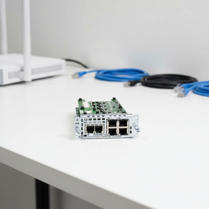 Módulo de Interfaz de Red de 4 Puertos NIM-2FXS/4FXO Nuevo de Equipos, Expansión Poe para Router Empresarial con 1 Año de Garantía - Product Image 1
