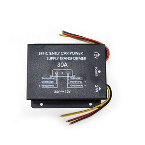 Convertisseur de puissance pour voiture 24V vers 12V 30A, transformateur abaisseur de tension pour usage automobile - Product Image 5