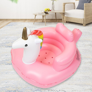<strong>Korean</strong> Style Inflatable PVC Baby Sofa Infant Dining <strong>Chair</strong> Baby Learning Seat Bath Stool Portable Folding Toy