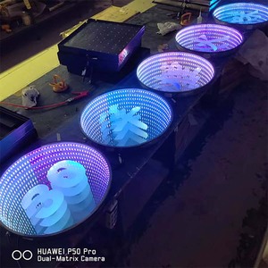 2024ฟลอร์เต้นรำ LED สีทองแฟชั่นล่าสุดพร้อมไฟเคลื่อนไหวพื้นหลังพิเศษ-ออกแบบฟรีและอุปกรณ์เสริมฟรี - Product Image 4