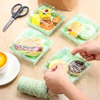 Boîtes de boulangerie recyclées blanches, contenants alimentaires en papier kraft résistant à l'huile pour sandwichs, biscuits, chocolat chaud, cupcakes et fraises