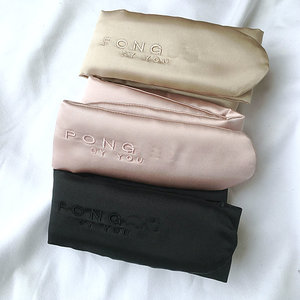 Fascia per Capelli in Seta di Lusso Personalizzata 16mm/19mm/22mm, Fascia Glamour in Seta Pura di Gelso, Fascia per Capelli da <span class=keywords><strong>Spa</strong></span> per Donna - Product Image 3