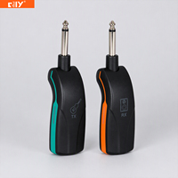 Ensemble émetteur-récepteur sans fil 2,4 G GT-100/GT200 pour une ou deux guitares, liaison audio double canal pour guitaristes en direct