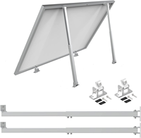 Support de panneau solaire réglable montage toit plat mur aluminium ensemble kits support de montage de panneau solaire