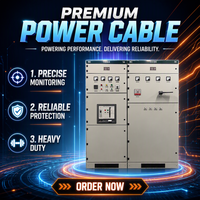 Armoire de distribution basse tension MNS avec panneau de compensation de puissance, coffret électrique en acier IP40 ignifuge
