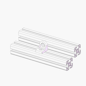 China Leverancier 2046 Gegoten Aluminium 90 Graden 2 Gaten 30 Rotatie Hoekbeugel Voor Aluminium Profiel 30 40 45 - Product Image 4