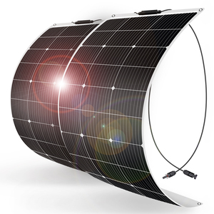 Panneau solaire flexible <span class=keywords><strong>DOKIO</strong></span> 100W 2PCS pour camping-car, caravane, yacht, bateau et voiturette de golf 100W 200W 400W 600W 800W 100W - Product Image 2