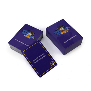 Pacchetto personalizzato scatola con la stampa di logo di famiglia gioco da tavolo carte domanda coppia <span class=keywords><strong>giochi</strong></span> di carte personalizzate <span class=keywords><strong>per</strong></span> i bambini - Product Image 6