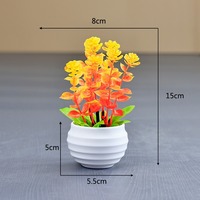 Meilleure Vente : Plantes Artificielles de Décoration, Petites Plantes en Pot et Petits Bonsaïs Verts Créatifs