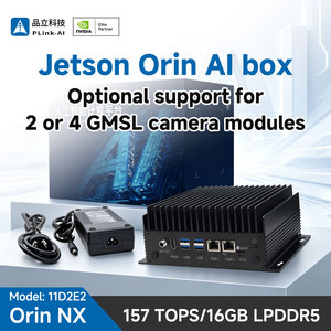 PLink 11D2E2-ONO8G-SSD128G Jetson Orin Nano 8G AI Embedded <b>Computer</b> 67TOPS AI Edge Box for Medical AI Diagnosis Rugged Design Bu - Product Image 1