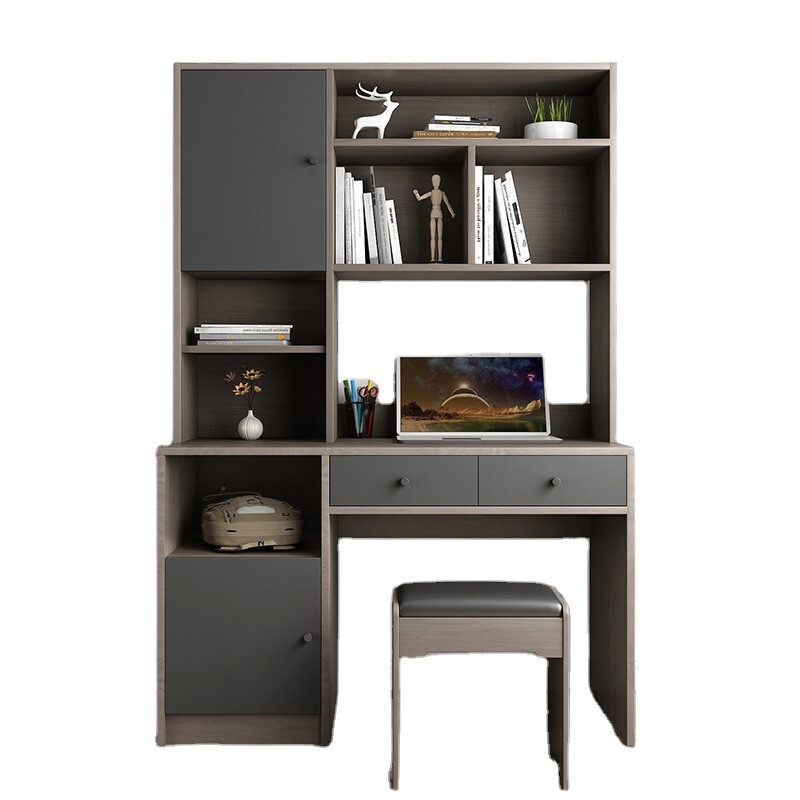 Простой современный Рабочий стол с книжной полкой для спальни Кабинета детский учебный стол отправляется стул модный прочный компьютерный стол