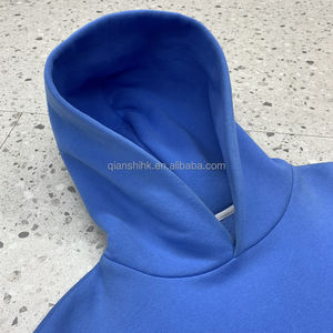 Plain Custom Logo Heavy Weight Streetwear Pullover French Terry Vintage No <b>String</b> <b>Hoodies</b> <b>for</b> Men 100% Cotton Cropped <b>Hoodies</b> - Product Image 5