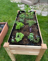 Grandes jardinières en bois surélevées pour lit de jardin extérieur pour usage domestique Jardinières pour fleurs et herbes végétales