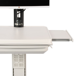 Great Cause Mobile Computer Cart WYTC771 Adjustable Height Silent Casters Hospital <b>Trolley</b> - Product Image 3
