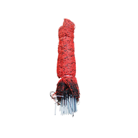 Filet de volaille en plastique de filet de clôture électrique rouge de 108cm x 50m pour le filet de poulet de mouton avec de doubles pointes simples