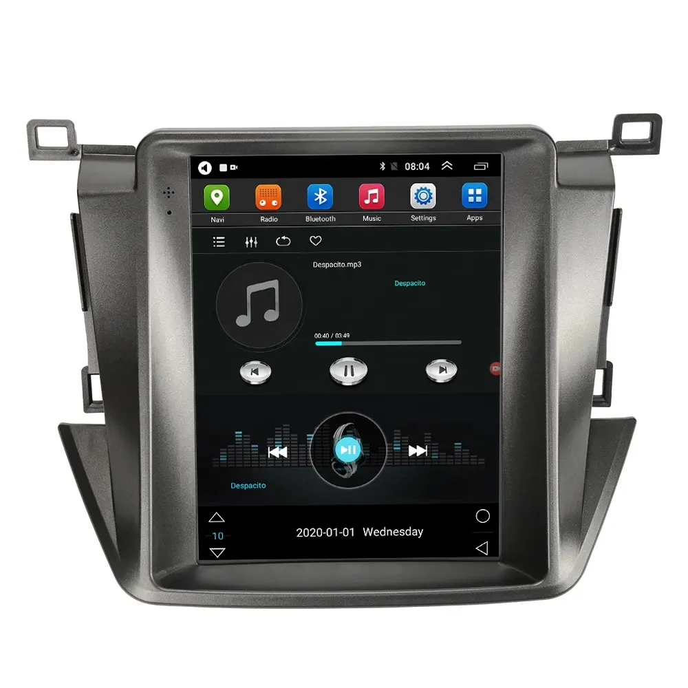 Pemutar Multimedia Portabel untuk Toyota Rav 4 2014-2018, Pemutar Media Portabel HDD MPEG-4 Android Tiongkok 2Din