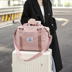 Bolsa de Gimnasio de Gran Capacidad, Color Rosa Sólido, Bolsa de Viaje para Deportes y Fitness al Aire Libre - Product Image 2