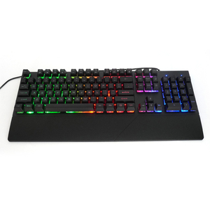 Oem kích thước đầy đủ Key Plug and Play Bàn phím chơi game, RGB Backlit 19 chống va chạm vật lý Hover key cap thiết kế có dây - Product Image 6