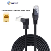 Câble Ethernet industriel de GigE (CAT 6), connecteurs RJ-45, direction à angle droit VERS LE BAS