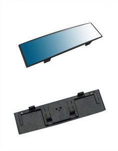 Nouveau <span class=keywords><strong>rétroviseur</strong></span> universel anti-éblouissement pour <span class=keywords><strong>intérieur</strong></span> de voiture avec installation par clip, en ABS et verre, surface incurvée améliorée - Product Image 1