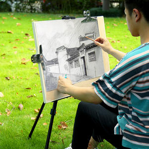 Portable Folding Painting Display <b>Easel</b> Stand Telescopic Tripod Artist Sketching <b>Easel</b> - Product Image 4