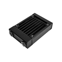 Radiateur de refroidissement à eau 120 mm, échangeur de chaleur à ailettes en aluminium haute densité, filetage G1/4 pour le refroidissement des stations de travail IA, serveurs et PC