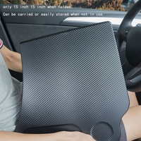 Plateau de siège de voiture - Table pliable pour volant de voiture, plateau alimentaire en carton pour voiture, plateau multifonction compatible avec Tesla Model 3 Y