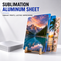 Plaques en aluminium HD brillantes blanches pour sublimation par transfert thermique, formats 6*8, 8x10, 8*12, 12*16, 16*24, 11x14, 12x18 pouces