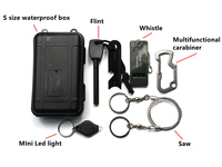 Kit de survie d'urgence 6 en 1 EDC Gear wild SOS tactiques voitures de plein air camping aventure équipement de Fret