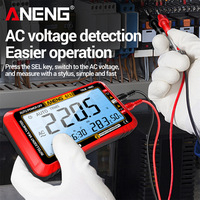 Multimètre numérique intelligent plein écran haute précision multifonction 3-en-1 avec écran LCD, testeur de tension électronique, modèle 613 pour