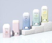 Emballage cosmétique plat en PP fantaisie durable, mini conteneur portable pour déodorant en stick 15G 20G