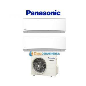 Climatizador Acondicionado Panasonic Dual Split Inverter Serie TZ 9 + 12 con Wi-Fi de 9000 + 12000 Opcional - Product Image 1