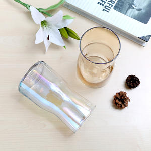 Decoración de casa barato soplado inteligente color polaco florero de vidrio mayorista - Product Image 4