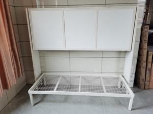 Cama Literá Plegable <span class=keywords><strong>de</strong></span> Metal Desmontable, Tamaño Queen, Económica, para Estudiantes, Montada en la <span class=keywords><strong>Pared</strong></span>, <span class=keywords><strong>de</strong></span> Acero, <span class=keywords><strong>de</strong></span> Rumania - Product Image 3