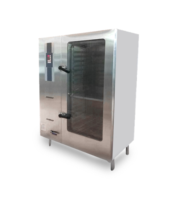 Four combiné commercial à écran tactile intelligent - 18 plateaux, conception au gaz Rational pour une cuisson professionnelle