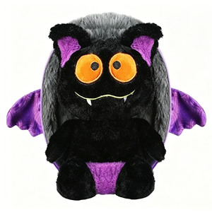 Nouveauté transfrontalière la plus vendue : Peluche chauve-souris réversible double face pour Halloween, en coton PP, 31cm-50cm, jouet festif, cadeau unisexe - Product Image 3