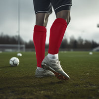 Jambières de compression épaisses personnalisées avec logo, en Spandex, Nylon et Coton, pour le soutien sportif, OEM